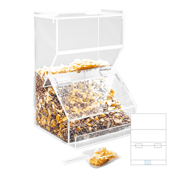 Clear Acrylic Cereal Dispenser